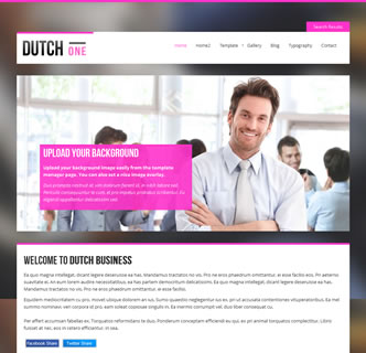 joomla modern business responsive template holland